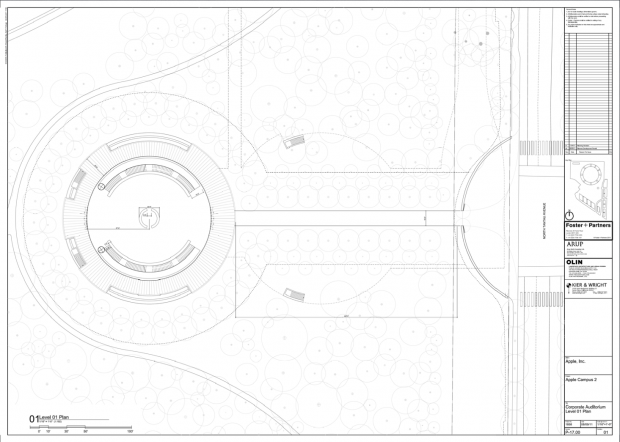 Pl&auml;ne f&uuml;r den Apple Campus 2 von Foster + Partner (Bild: Cupertino City Council)